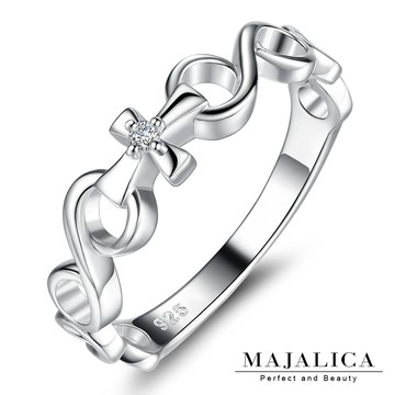 Majalica 925純銀戒指 永恆真愛 銀色女戒 PR6029