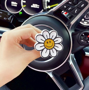 預購【Car7 柒車市集】生活嚴選 柒車車用擴香石香薰 - 白色向日葵  (香味隨機)