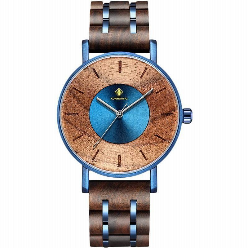 RORIOS watch 木製腕時計 メンズ 天然木 人気 時計 個性的 日本製 クオーツ 軽量 ミニマリスト ウッドウォッチ トラベル お