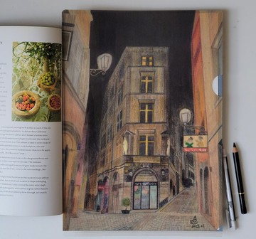 法國歐洲系列4- 里昂老街 L型單層檔案夾