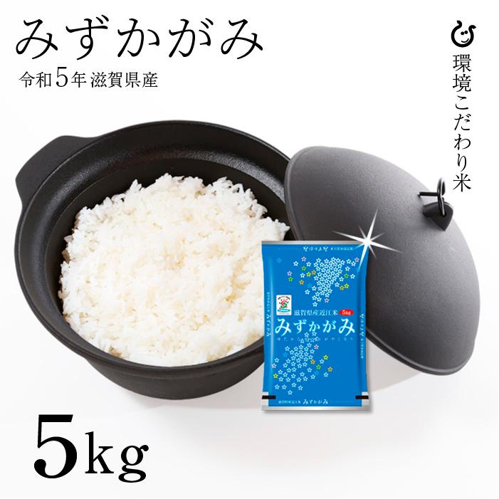 新米 みずかがみ 白米 玄米 5kg 令和5年 滋賀県産 米 お米 送料無料