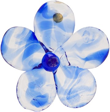 LEVENS JEWELS 单只蓝色 Maxi Flor 耳饰