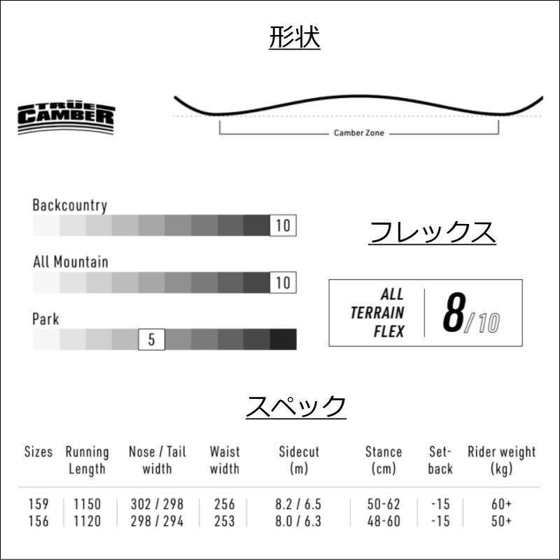 22-23 NITRO QUIVER BANKER 【JAPAN】 159cm ナイトロ バンカー オール