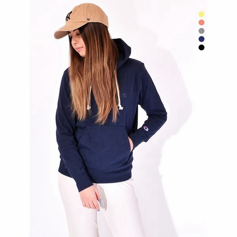 Champion チャンピオン スウェット パーカー レディース おしゃれ プルパーカー Uvカット加工 ベーシック Cw T108 通販 Lineポイント最大get Lineショッピング