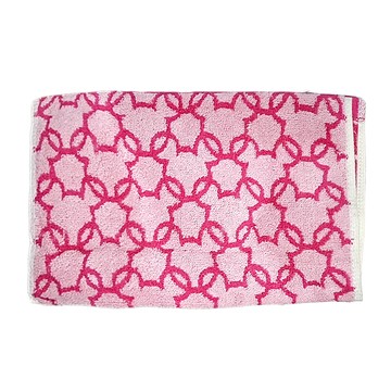 Disney 迪士尼 米奇花紋洗臉巾(紅) 28*51CM 60G  1入