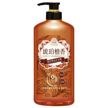 美吾髮琥珀檀香雪松精油沐浴露700ml
