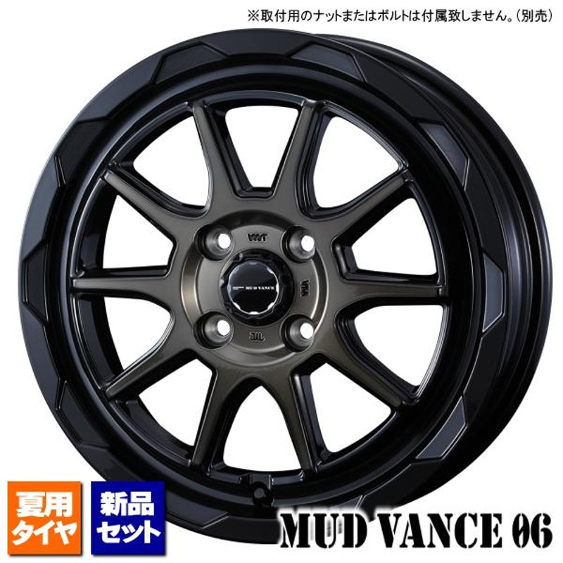 『札幌東苗穂店』 新品 サマータイヤ 4本セット 165/55R14 ヨコハマ パラダ PA03 + ブロンクス TB-001S 14インチ 4.5J レッドクリア