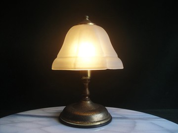 【老時光 OLD-TIME】早期二手台灣製玻璃桌燈