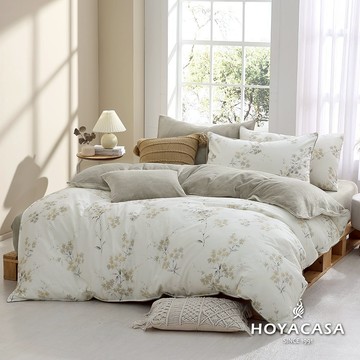 HOYACASA 雪棉絨兩用被床包組｜多款任選｜(單人/雙人/加大)