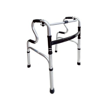 【海夫健康生活館】機械式助行器(未滅菌) RH-HEF 鋁合金 可收折 R型2階式助行器-基本型 (ZHCN2413)