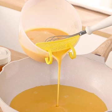 多功能蛋清分離器/蛋液去筋濾沫料理碗(附刻度)-1L 單一規格