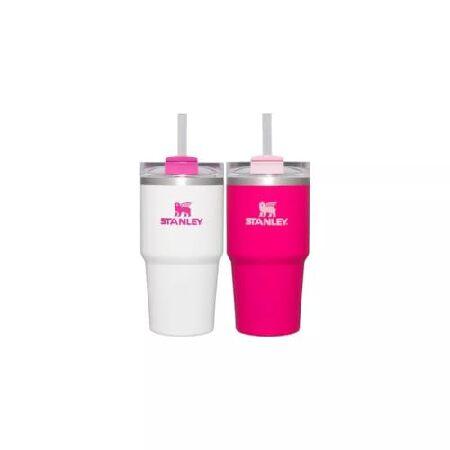 STANLEY] Stanley Ice Flow Flip Straw Tumbler 887 mm White Charcoal Aloe  Outdoor