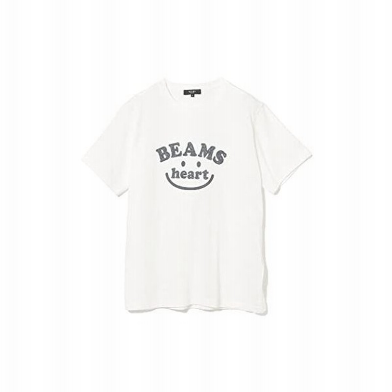 ビームスハート Beams Heart プリント Tee スマイルロゴ Tシャツ メンズ White Xl 通販 Lineポイント最大0 5 Get Lineショッピング