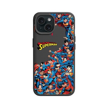 iPhone 15 SolidX 黑 - Superman - Superman-氪星戰隊