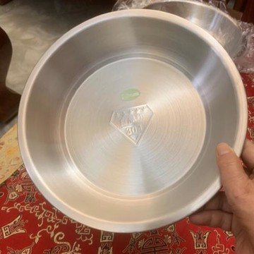 304加厚圓盤 加深平底盤食品級不銹鋼醬料碟 菜盤 托盤 燒烤盤