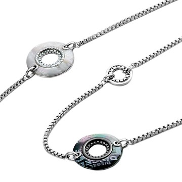 DIESEL 雪色魅力項鍊(大)