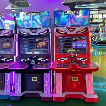 【最低價】【公司貨】街機大型臺式投幣97拳皇雙人搖桿懷舊月光寶盒潘多拉一體游戲機