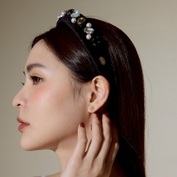 vacanza｜髮飾｜鑲鑽絨布‧髮箍#0218新品 #新年飾品 #新年禮物