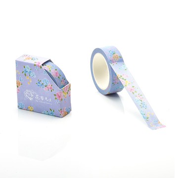 【花布先生】和紙膠帶-紫色