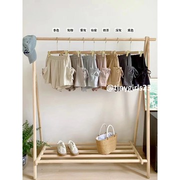 【太妮絲MM16】現貨 美式 工裝短褲 西裝褲 側口袋 綁帶 工裝短褲 側綁帶 蝴蝶結 素