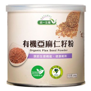 統一生機 有機亞麻仁籽粉(200g)
