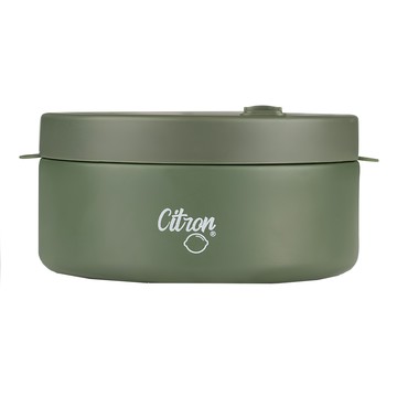 Citron 小檸檬 三層絕緣不鏽鋼食品保溫罐 大  1個  森林綠