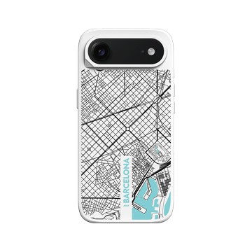 iPhone Air SolidX 白 - JOCR - Barcelona (Black Logo)