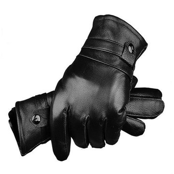 【米蘭精品】真皮手套羊皮手套-加厚保暖羊毛內裡男女配件74im32