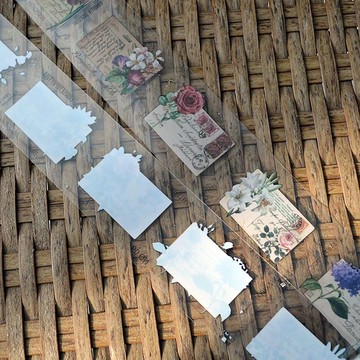 復古信封 PET 紙膠帶