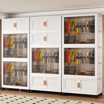 免安裝折疊衣柜臥室衣服被子收納柜寶寶玩具奶粉整理柜雜物儲存柜