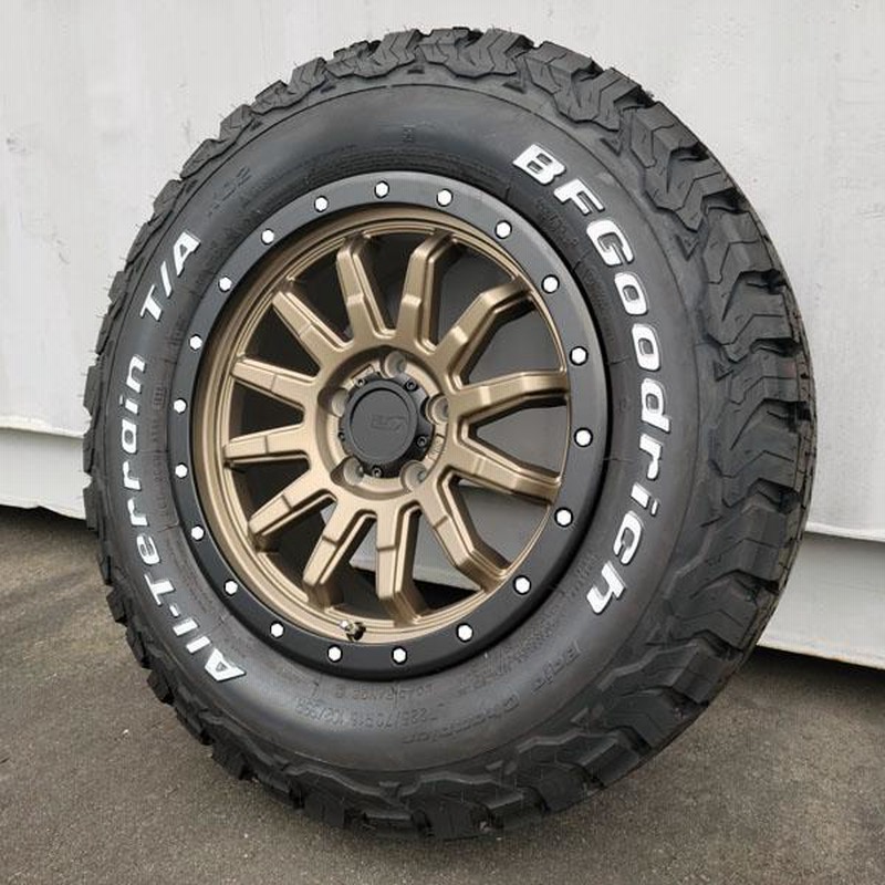 BFグッドリッチ 225/70R16 BFGoodrich ALL-Terrain KO2 ホワイトレター デリカD5 RAV4 CX5 16インチ タイヤホイールセット ロックフォース MB