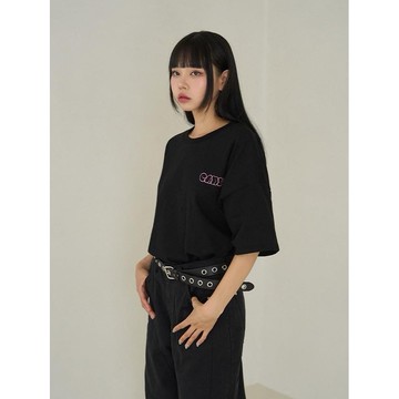 Codibook｜韓國 09WOMEN 純色落肩修身圓領寬鬆短袖T恤［預購］短袖上衣 T恤 女裝