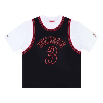 M&N NBA 仿球衣 短袖上衣 76人 #3 Allen Iverson