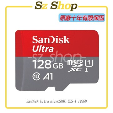 SanDisk Ultra microSDXC UHS-I (A1) 128G 原廠公司貨 十年原廠保固