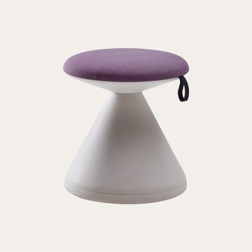 【iloom怡倫家居】FUNGUS 設計師 輕巧 造型 蘑菇椅 白色椅座 伴讀椅 椅子 凳子 椅凳  羅蘭紫