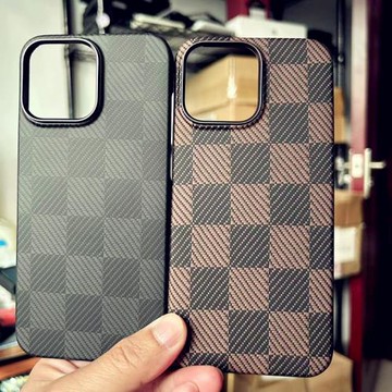 適用于蘋果16promax新款手機凱夫拉芳綸纖維15pro金屬鏡頭全包防摔磁吸超輕薄碳纖維保護殼