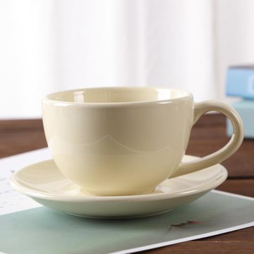 咖啡杯碟套裝帶碟陶瓷熱賣漫生活同款家用杯子歐式酒店通用早餐杯