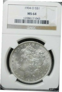 品質保証書付】 アンティークコイン NGC PCGS 1904-O Morgan Dollar