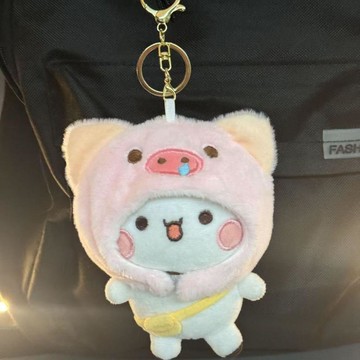 平價好物✨限時免運 一二布布可愛玩偶毛絨玩具公仔鑰匙扣掛件情侶掛飾節日禮物 回購率高 高評價推薦