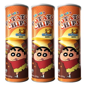 ORIENTAL 蠟筆小新洋芋片 燒烤  100g  3個