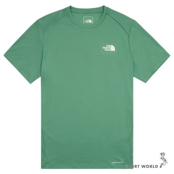 The North Face 北面 短袖上衣 男裝 排汗 防曬 綠【運動世界】NF0A83TOG57