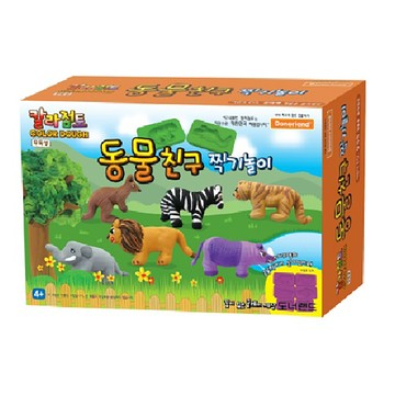 韓國 Donerland - 彩色黏土-動物樂園