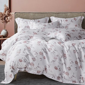 LM40/奧地利100%萊賽爾涼感60支純天絲TM/全鋪棉床包枕套兩用被套