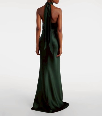 Ralph Lauren Collection Chilton halterneck open-back satin gown