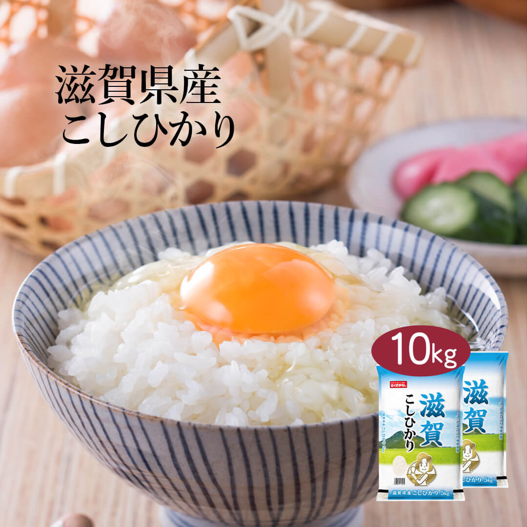 米 精米 滋賀県産 こしひかり 10kg 5kg 2セット 令和5年産 新米 お米 こめ 10キロ 安い おこめ 白米 国産 食品 ギフト 引っ越し 挨拶 内祝い お中元 お歳暮 送料無料 おくさま印