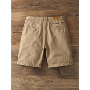 2024夏季新款純棉工裝短褲男美式復古時尚潮流寬松休閑中褲五分褲