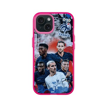 iPhone 15 Clear 粉漾桃 - FFF - France National team - Mix Jerseys