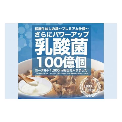 ふるさと納税 埼玉県 嵐山町 牛丼 松屋 乳酸菌入 プレミアム仕様 牛めしの具 10個 冷凍 セット　