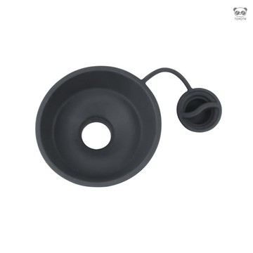 機蓋玻璃雨刮水防護漏斗 雨刮器水加註矽膠漏斗適用特斯拉Modely/3 黑色