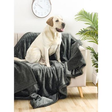亞馬遜防水隔尿寵物毛毯棉花絨法蘭絨舒適加厚狗墊床墊寵物用品